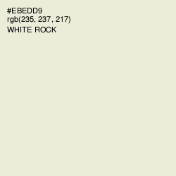#EBEDD9 - White Rock Color Image
